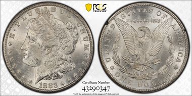 1883-CC $1 GSA Hoard MS62