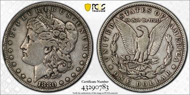 1880 $1 F15