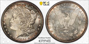 1884-S $1 MS60