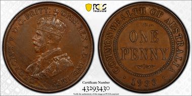 1933/2 (m) 1D AU58BN