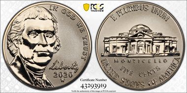 2020-W 5C Reverse Proof PR68