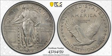 1917 25C Type 1 MS62