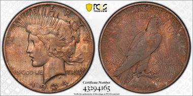 1934-S $1 VF30