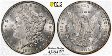 1885 $1 MS64