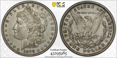 1878 8TF $1 VAM 14.20 Boll Lines XF40