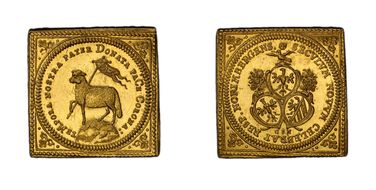 (1700)-GFN Ducat KM-258 Klippe MS64