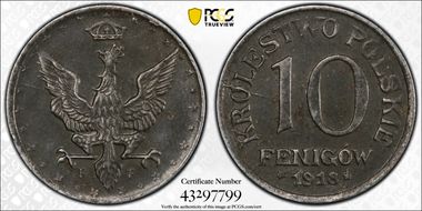 1918-F 10 Fen AU55