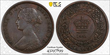 1861 1C Large Bud XF45BN