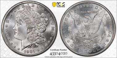 1901-O $1 MS66+ 