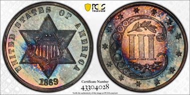 1869/'8' 3CS PR67