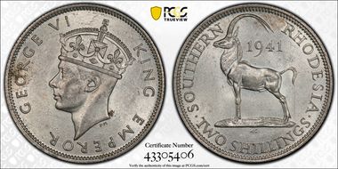 1941 2 Shil MS62