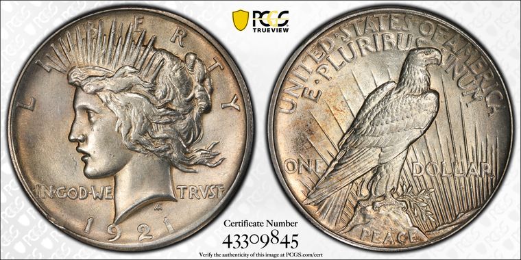 Cert 43309845 - Coin Image