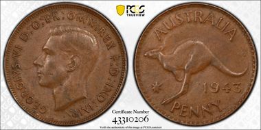 1943 Y. (p) 1D AU53BN