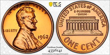 1962 1C PR67RD