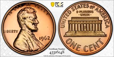 1962 1C PR67RD