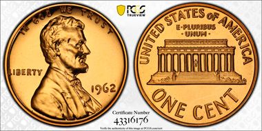 1962 1C PR67RD