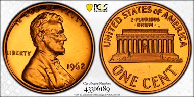 1962 1C PR67CAM