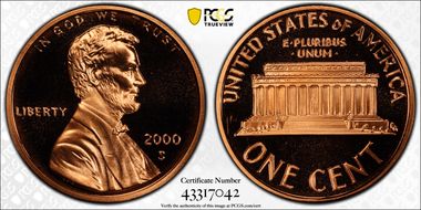 2000-S 1C PR70DCAM