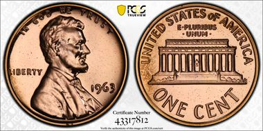 1963 1C PR66RD