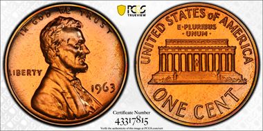 1963 1C PR66RD