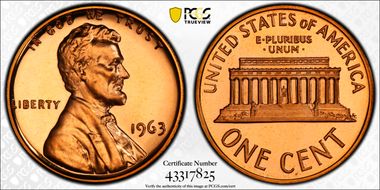 1963 1C PR69CAM