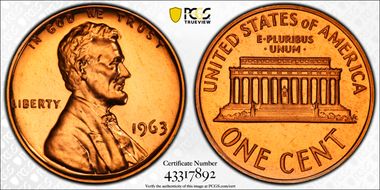 1963 1C PR67RD