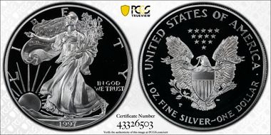 1991-S $1 Silver Eagle PR69DCAM