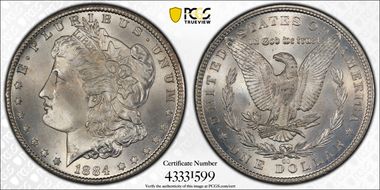 1884-CC $1 MS67