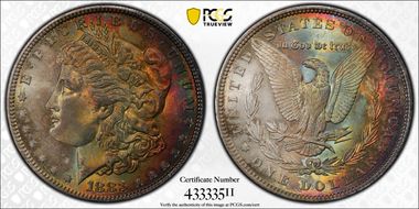 1883 $1 MS64