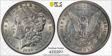 1889-S $1 AU55