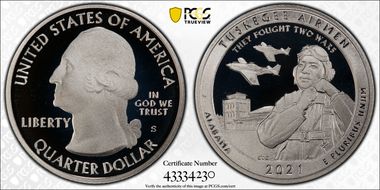 2021-S 25C Tuskegee Airmen NP PR69DCAM