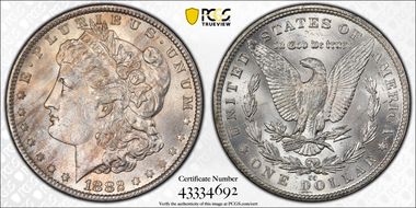 1882-CC $1 MS63