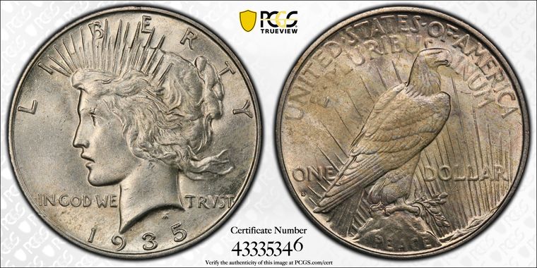 Cert 43335346 - Coin Image