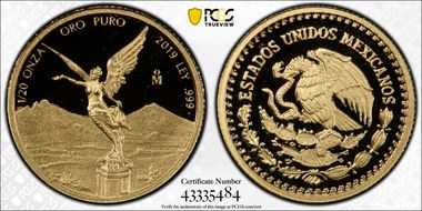2019-Mo 1/20 oz Libertad Au PR70DCAM