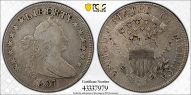 1807 50C Draped Bust N1