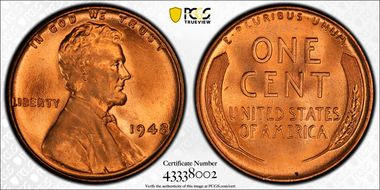 1948 1C MS66RD