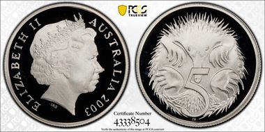 2003 5C Silver PR69DCAM