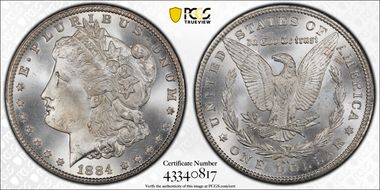 1884-CC $1 MS66+