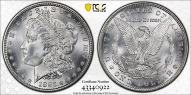 1885 $1 MS66