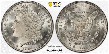1884-O $1 MS67