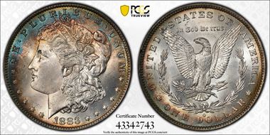1883-O $1 MS66