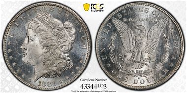 1881-S $1 MS64PL