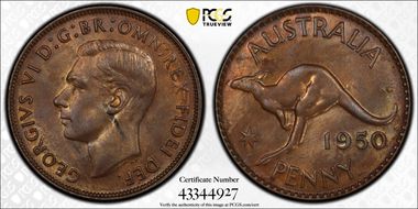 1950 Y. (p) 1D MS62BN