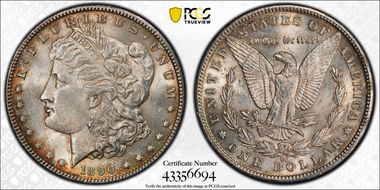 1890-CC $1 MS62