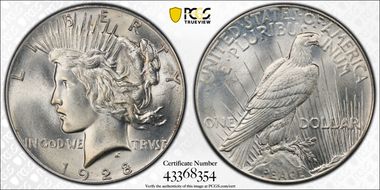 1928 $1 MS65