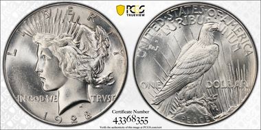 1928 $1 MS64
