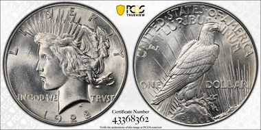 1928 $1 MS64