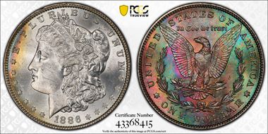 1886 $1 MS64