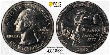 2015-S 25C Saratoga NP MS66