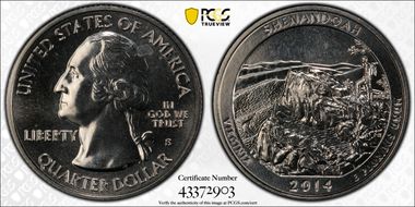 2014-P 25C Shenandoah NP MS66